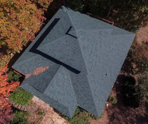Chimney flashing repair on a Sylva NC roof